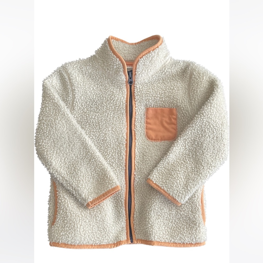 Kat & Jack kids Sherpa zip up jacket.